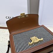 Fortok TRIOMPHE BAG IN TEXTILE AND CALFSKIN Black 22 X 16.5 X 7 cm  - 4