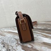 Fortok TEEN TRIOMPHE BAG IN Triomphe Canvas and Calfskin Tan 18.5 X 14 X 6 cm - 6