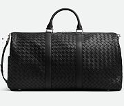 Fortok Bottega Veneta Large Intrecciato Duffle Black 34 x 62.5 x 26.5 cm - 1