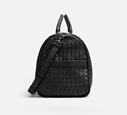 Fortok Bottega Veneta Large Intrecciato Duffle Black 34 x 62.5 x 26.5 cm - 2