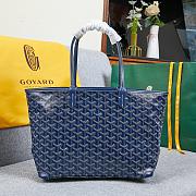 Fortork Goyard Artois Tote Navy Blue 39cm x 32cm x 57cm - 1