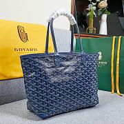 Fortork Goyard Artois Tote Navy Blue 39cm x 32cm x 57cm - 3