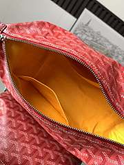 Fortok Goyard Boeing 25 Toilet Bag Red 13 cm x 12 cm x 24 cm - 5