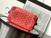 Fortok Goyard Boeing 25 Toilet Bag Red 13 cm x 12 cm x 24 cm - 2