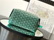 Fortok Goyard Boeing 25 Toilet Bag Green 13 cm x 12 cm x 24 cm - 5