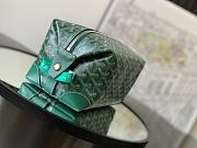 Fortok Goyard Boeing 25 Toilet Bag Green 13 cm x 12 cm x 24 cm - 6