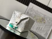 Fortok Goyard Boeing 25 Toilet Bag White 13 cm x 12 cm x 24 cm - 6