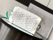 Fortok Goyard Boeing 25 Toilet Bag White 13 cm x 12 cm x 24 cm - 4