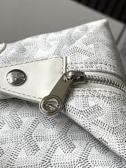 Fortok Goyard Boeing 25 Toilet Bag White 13 cm x 12 cm x 24 cm - 3