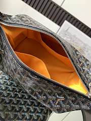Fortok Goyard Boeing 25 Toilet Bag Blue Navy 13 cm x 12 cm x 24 cm - 6