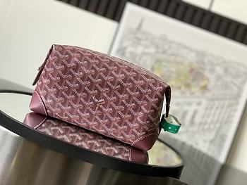 Fortok Goyard Boeing 25 Toilet Bag Rouge 13 cm x 12 cm x 24 cm