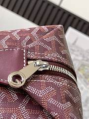 Fortok Goyard Boeing 25 Toilet Bag Rouge 13 cm x 12 cm x 24 cm - 4