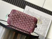 Fortok Goyard Boeing 25 Toilet Bag Rouge 13 cm x 12 cm x 24 cm - 5