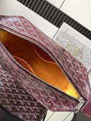 Fortok Goyard Boeing 25 Toilet Bag Rouge 13 cm x 12 cm x 24 cm - 2