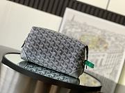 Fortok Goyard Boeing 25 Toilet Bag Black 13 cm x 12 cm x 24 cm - 1