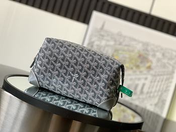Fortok Goyard Boeing 25 Toilet Bag Black 13 cm x 12 cm x 24 cm