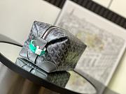 Fortok Goyard Boeing 25 Toilet Bag Black 13 cm x 12 cm x 24 cm - 6