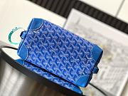 Fortok Goyard Boeing 25 Toilet Bag Blue 13 cm x 12 cm x 24 cm - 5