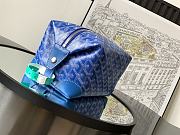 Fortok Goyard Boeing 25 Toilet Bag Blue 13 cm x 12 cm x 24 cm - 4