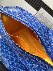 Fortok Goyard Boeing 25 Toilet Bag Blue 13 cm x 12 cm x 24 cm - 2