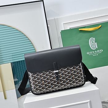 Fortok Goyard Coursier Messenger Bag Black 32 × 4 × 25 cm