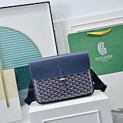 Fortok Goyard Coursier Messenger Bag Blue 32 × 4 × 25 cm - 1