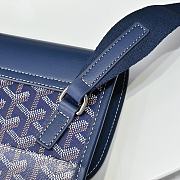 Fortok Goyard Coursier Messenger Bag Blue 32 × 4 × 25 cm - 6