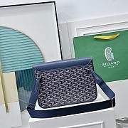 Fortok Goyard Coursier Messenger Bag Blue 32 × 4 × 25 cm - 4