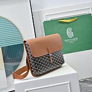 Fortok Goyard Coursier Messenger Bag Brown 32 × 4 × 25 cm - 6