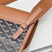 Fortok Goyard Coursier Messenger Bag Brown 32 × 4 × 25 cm - 4