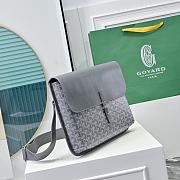 Fortok Goyard Coursier Messenger Bag Grey 32 × 4 × 25 cm - 4