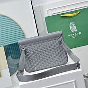 Fortok Goyard Coursier Messenger Bag Grey 32 × 4 × 25 cm - 3