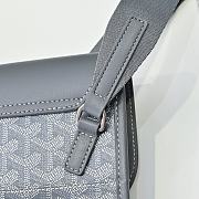 Fortok Goyard Coursier Messenger Bag Grey 32 × 4 × 25 cm - 2