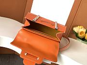 Fortok Goyard Saigon Mini Orange 15 x 7.5 x 20 cm - 5