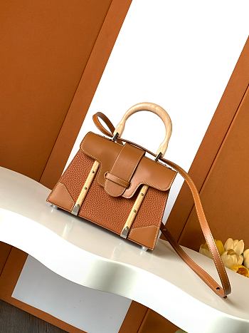 Fortok Goyard Saigon Mini Brown 15 x 7.5 x 20 cm