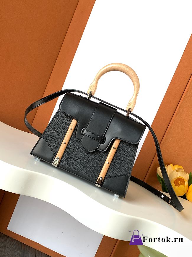 Fortok Goyard Saigon Mini Black 15 x 7.5 x 20 cm - 1
