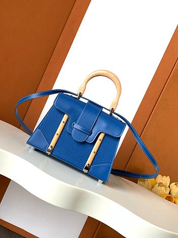 Fortok Goyard Saigon Mini Blue 15 x 7.5 x 20 cm