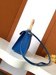 Fortok Goyard Saigon Mini Blue 15 x 7.5 x 20 cm - 5