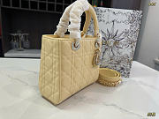 Fortok Dior Lady Dior ABC Bag Yellow 20 x 17 cm - 2
