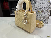 Fortok Dior Lady Dior ABC Bag Yellow 20 x 17 cm - 4