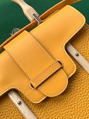 Fortok Goyard Saigon Mini Yellow 15 x 7.5 x 20 cm - 6