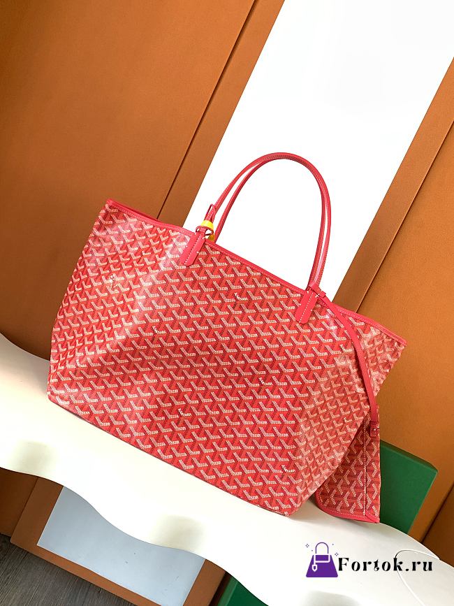 Fortok GOYARD Limited 2025 Saint Louis PM Reversible Bag Tote Red 28 x 15 x 34 cm - 1