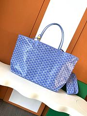 Fortok GOYARD Limited 2025 Saint Louis PM Reversible Bag Tote Blue 28 x 15 x 34 cm - 1