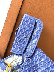 Fortok GOYARD Limited 2025 Saint Louis PM Reversible Bag Tote Blue 28 x 15 x 34 cm - 6