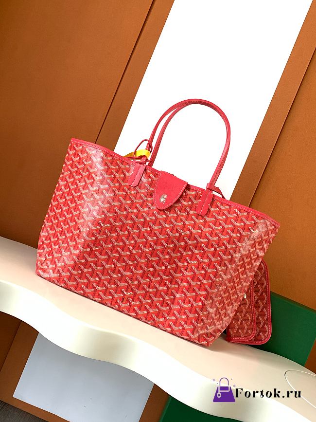 Fortok GOYARD Limited 2025 Saint Louis PM Reversible Bag Tote Red 02 28 x 15 x 34 cm - 1