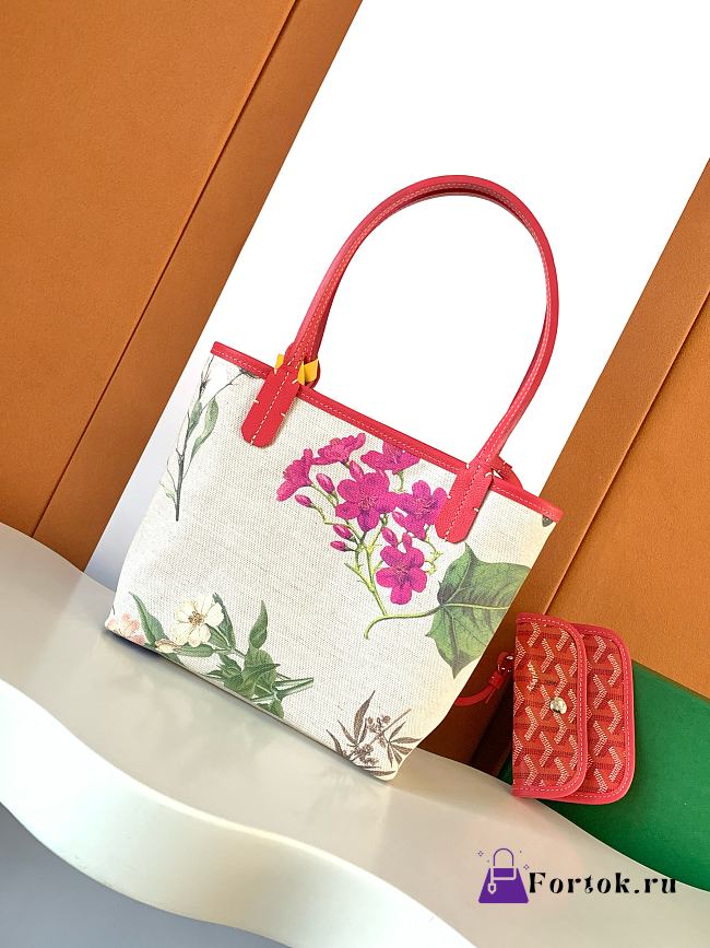 Fortok GOYARD Limited 2025 Saint Louis Mini Reversible Bag Tote Red 20 x 20 x 8 cm - 1