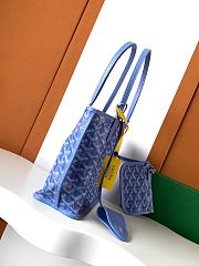 Fortok GOYARD Limited 2025 Saint Louis Mini Reversible Bag Tote Blue 20 x 20 x 8 cm - 6