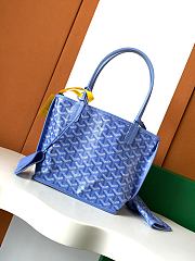 Fortok GOYARD Limited 2025 Saint Louis Mini Reversible Bag Tote Blue 20 x 20 x 8 cm - 4