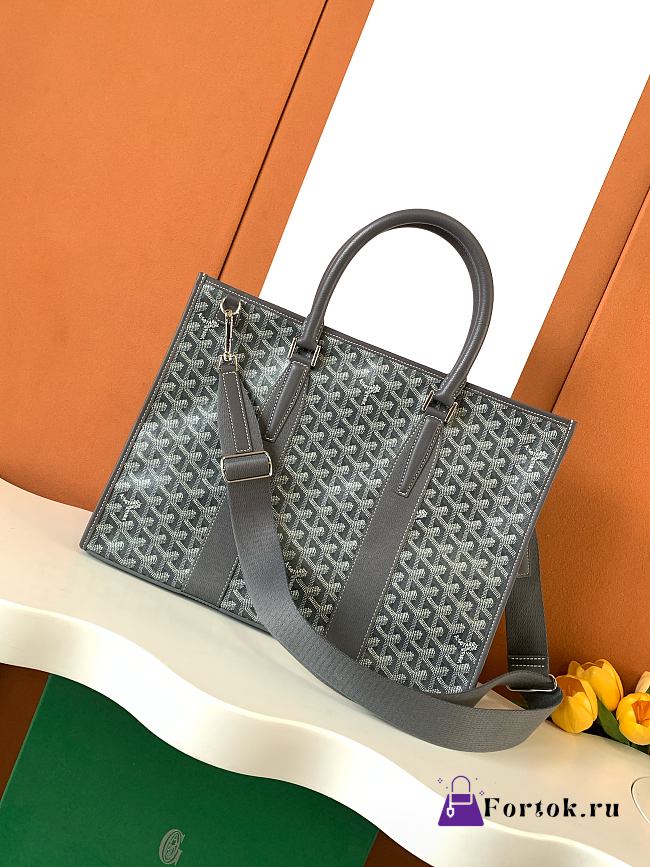 Fortok Goyard Morvan Grey 39 × 6.5 × 29 cm - 1