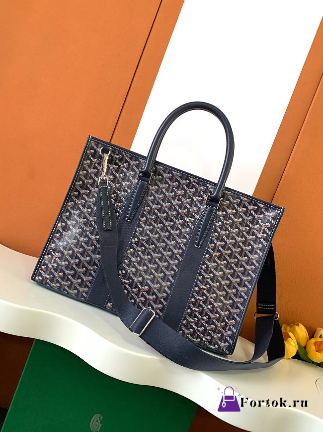Fortok Goyard Morvan Navy 39 × 6.5 ×  29 cm - 1